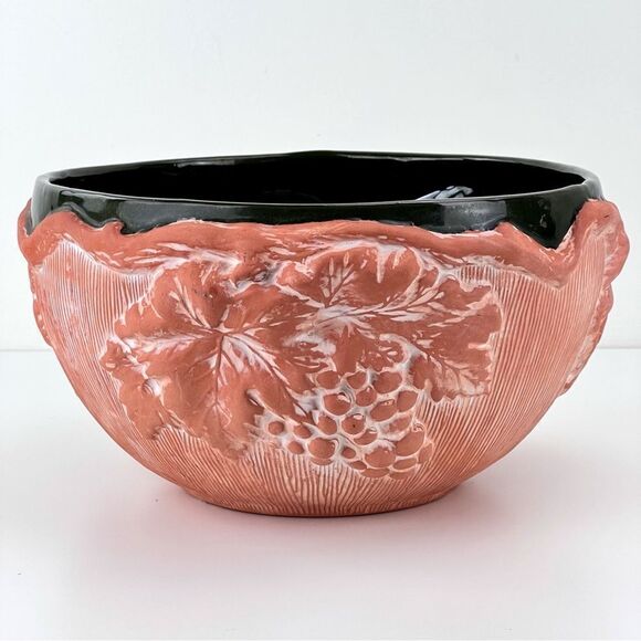 Vintage Earth Needs Ltd 1988 Petaluma California Art Pottery Planter Red Clay